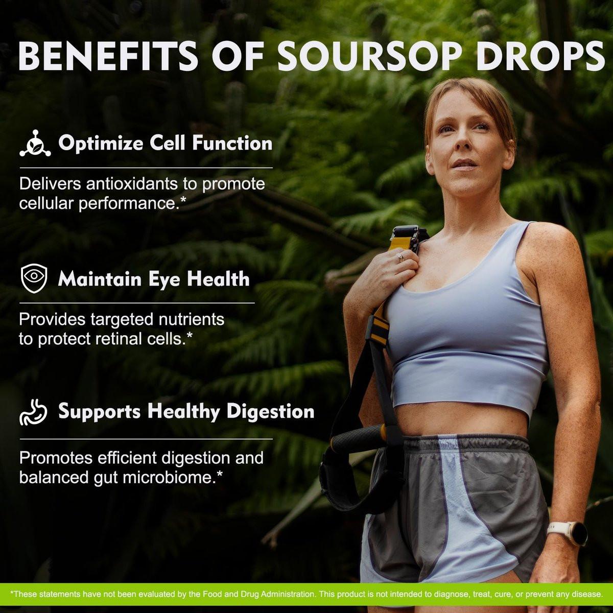 HIIHONE (2 Pack) 8-in-1 Soursop Bitters Liquid – Soursop Leaf Extract Drops with Sea Moss, Ashwagandha & Turmeric for Immune, Liver, Antioxidant & Sleep Support, Lemon Lime Flavor, 1 Fl Oz - görsel 5