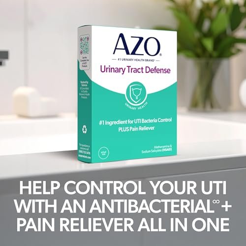 AZO Urinary Tract Defense Antibacterial Protection Helps Control a UTI Until You Can See a Doctor #1 Most Trusted Urinary Health Brand 48 Tablets - görsel 3