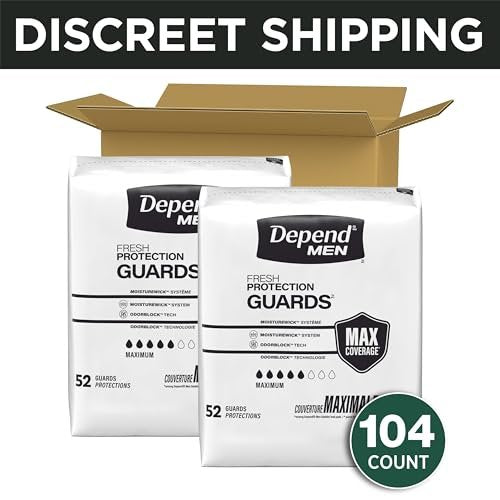 Depend Guards Incontinence Pads for Men, – Discreet and Comfortable: Thin, flexible materials make the pad – Image 3