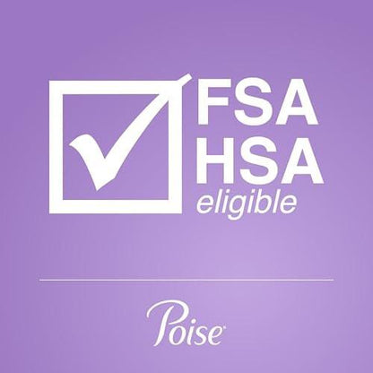Poise Ultra Thin Incontinence & Postpartum Pads for Bladder Leaks, 7 Drop Ultra Absorbency, Long Length, 22 Count