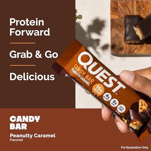 Quest Nutrition Protein Bar, Peanutty – Protein: 15g per bar – Image 7