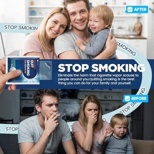 60 Count - Nicotine Patches 3mg (Applicable to Step 1/Step 2/Step 3), Transdermal Stop Smoking Aid for Craving Relief, Flexible Dosing with Fast-Acting Nicotine Replacement Therapy - görsel 2