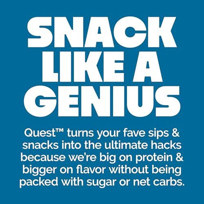 Quest Cheesy Protein Crackers Variety Pack, – High Protein, Low Carb: Each serving provides 11g of protein and – Image 1