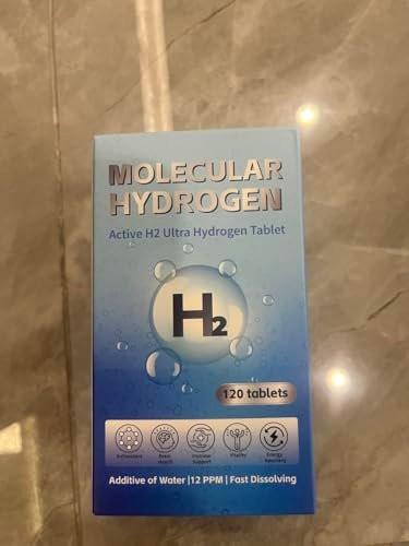 Hydrogen Water Tablets with Magnesium - 12 PPM H2 Molecular Hydrogen Tablets for Drinking Water, Fast-Dissolving, Antioxidant Support for Cellular Vitality, Energy Recovery, Non-GMO, 120 Count - görsel 14