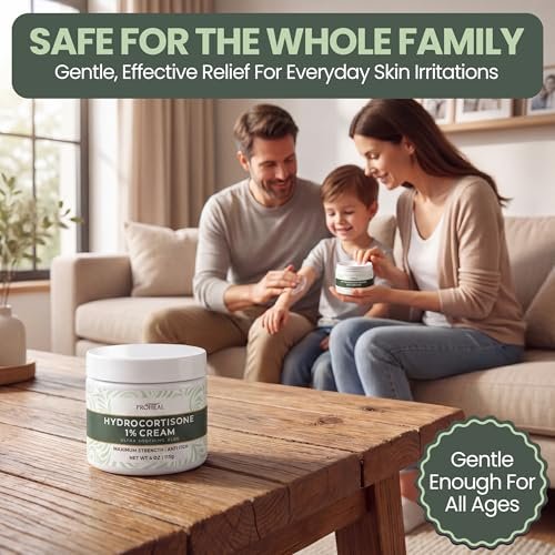 ProHeal 1% Hydrocortisone Cream Maximum Strength with Aloe - 4oz Anti Itch Cream for Insect Bites, Eczema, Poison Ivy, Oak, Sumac, and More - görsel 4