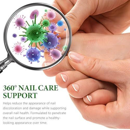 7 Days Nail Fungus Treatment Extra Strength, Toe Nail Growth Oil, Ginger Nail Growth Serum, Foot Toenail Serum for Brittle Thin Damaged Nails Strengther and Growth, Repairs Cuticles - 2 Pcs 1 Pack