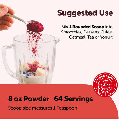 Micro Ingredients Organic Beet Root Powder, – Plant Based: Suitable for vegans and vegetarians, free from – Image 5