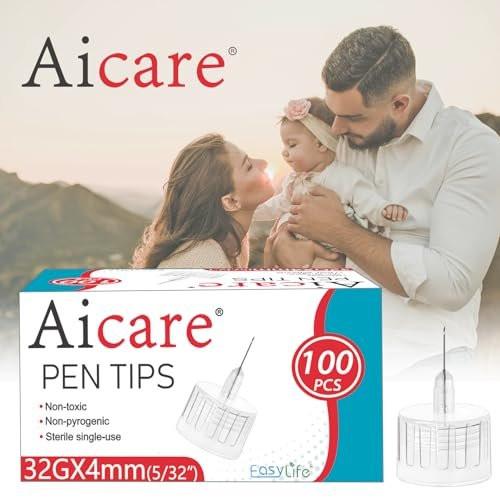 Pen Tips 32G x 4mm, Universal Fit, 100/bx, Comfortable, Extra-Thin - görsel 1