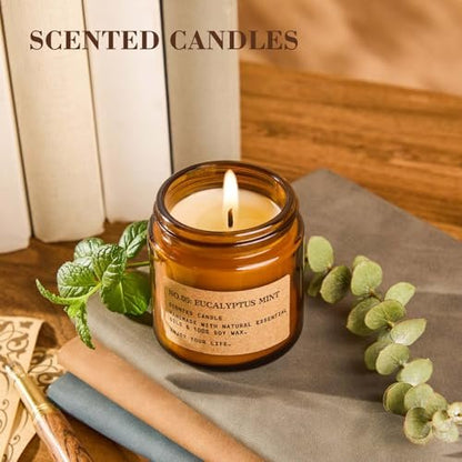 8 Pack Scented Candles for Home, Long Lasting Soy Wax Candle Gift Set, Aromatherapy Candle Gifts for Women's Birthday Anniversary Present