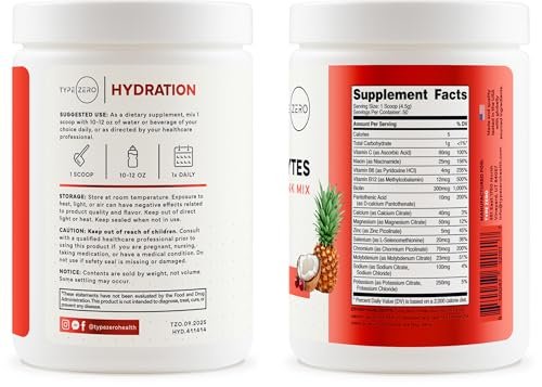 Type Zero Clean Electrolytes Hydration – Size: 7.9 Ounce (Pack of 1) – Image 18
