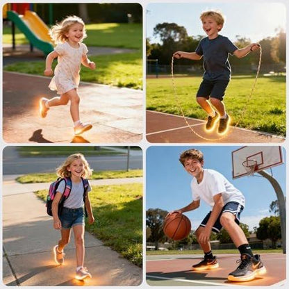 4D Cloud-Soft Comfort Insoles for Kids and Youth - Memory Foam Insoles with Shock Absorption - Trim-to-Fit Arch Support Insoles for Healthy Development of Growing Feet (US Youth 5Y–6Y/245mm)