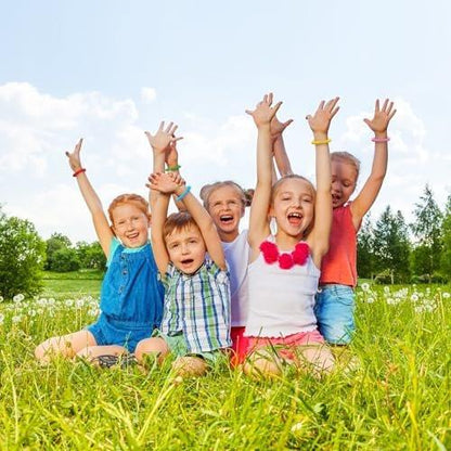 BuggyBands 25 Pack Mosquito Bracelets for Adults & Kids - Natural DEET-Free Bands, Individually Wrapped