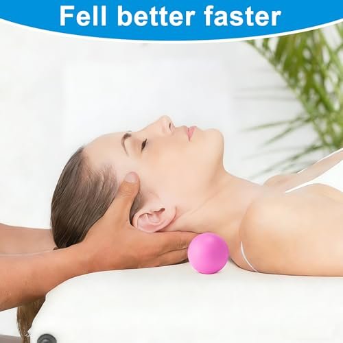 Aegero Peanut Massage Ball - Double Lacrosse Massage Ball, Mobility Ball for Myofascial Release, Yoga Therapy, Trigger Point Therapy, Muscle Knots and Acupoint Massage (Blue Firm Ball) - görsel 12