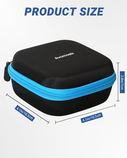 Avomosk 9 Slots 10ml Peptide Case, Insulin and BAC Water Vial Holder, Peptide Storage Case for Fridge and Travel, Fits 5ml10ml Standard Vials, Diabetic Supplies (Case Only)