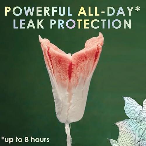 L. Tampons, Made with Organic Cotton, Super/Super Plus Absorbency, Multipack, Made Without Synthetic Pesticides, Rayon or Fragrances, Applicator Made Without BPA, Leak-Stopping Design, 36 Count - görsel 1
