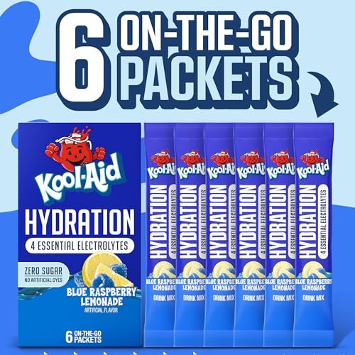 Kool-Aid Hydration Electrolyte Powder Drink – Delicious Blue Raspberry Lemonade: A refreshing twist on a classic – Image 4
