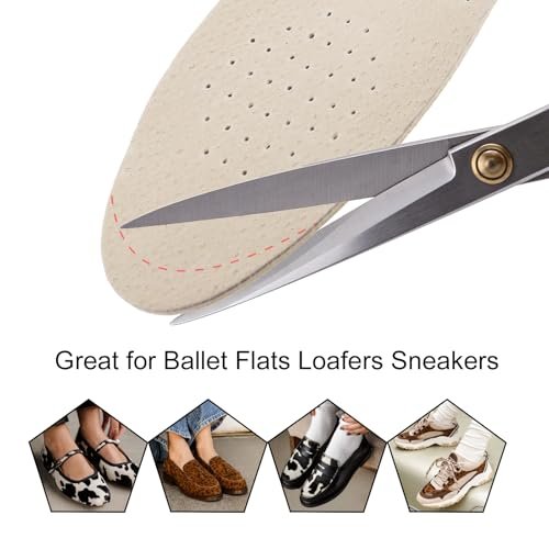 Leather Barefoot Shoe Insoles with Arch – Premium Leather Construction: Soft, breathable leather provides a – Image 12