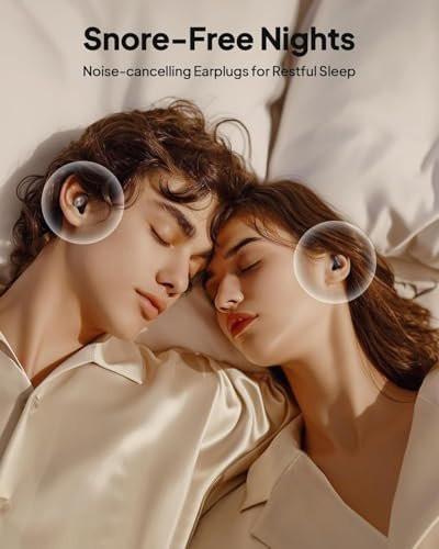 Ear Plugs for Sleeping, Soft Reusable Silicone EarPlugs for Sleep, Noise Cancelling 45dB Earbuds with 8 Eartips and Case, High-Fidelity Ear Plugs for Noise Reduction & Snoring, Concerts, Work, Airplane