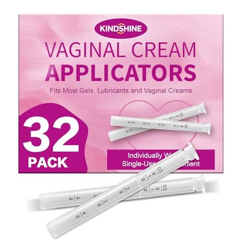 32 Pack Disposable Vaginal Cream Applicators for Women, Suppository Applicators with Dosage Markings, Hygienic Individually Wrapped Threaded Applicators Fits Most Vaginal Creams, Gels & Lubricants - görsel 2