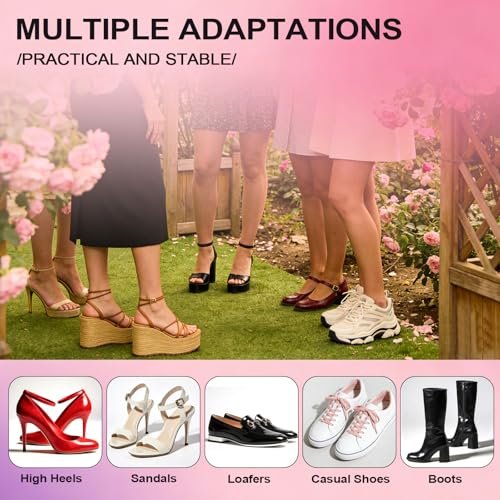 3/4 Invisible High Heel Cushion Inserts for Women, Anti-Foot Sliding Forward Insoles, Shock & Sweat Absorbent Comfort Shoe Pads Insoles for High Heels, Sandals & Flats - görsel 16