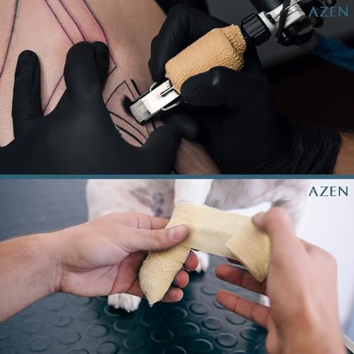 AZEN 20 Pack Self Adhesive Bandage Wrap, Elastic Cohesive Bandage Wrap, Skin Color Athletic Tape, Vet Wrap, Ankle Tape - görsel 11