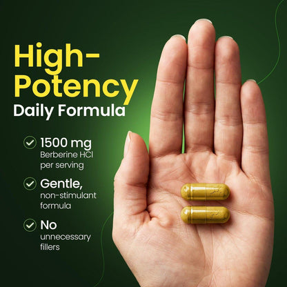MONTE VERA Berberine Supplement HCL 1500mg with Ceylon Cinnamon & Chromium – Highly Absorbable Formula for Hormonal & Metabolic Health, Steady Energy – Non-GMO (90 Capsules)