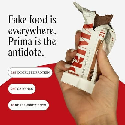 Prima Ancestral Protein Bar | 21g Grass Fed – 21g Grass-Fed Whey + Collagen: High-quality protein from – Image 13