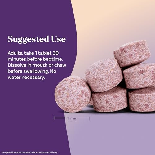 Natrol Ultra Sleep 3-in-1 100% Drug-Free Sleep Aid Blend with Melatonin, GABA & Botanicals, Dietary Supplement, Non-Habit Forming, 30 Fast Dissolve Tablets - görsel 12