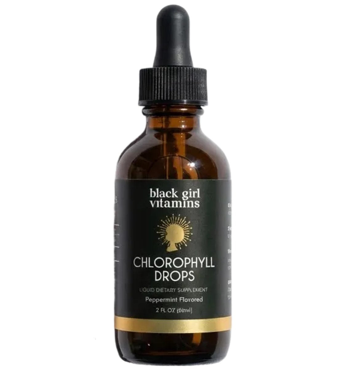 Black Girl Vitamins Liquid Chlorophyll Drops – Healthy-Looking Skin: Known for its purifying properties, – Image 2