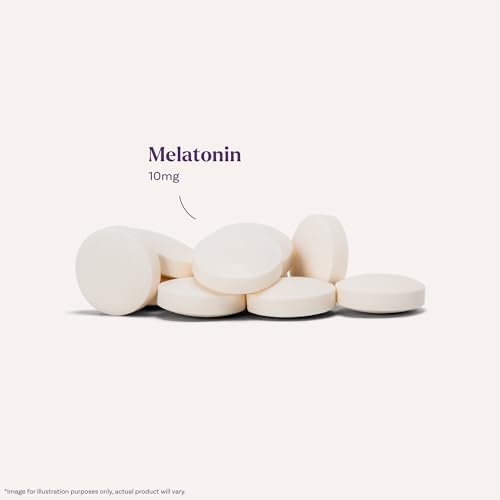 Natrol Melatonin 10mg Fast Dissolve Tablets - Peppermint Flavor, 60 Count, Sleep Support, Fast Dissolve Melatonin for Adults, 60-Day Supply - görsel 6
