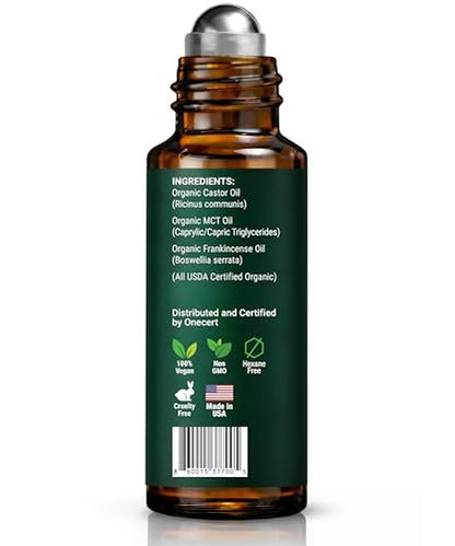 Organic Frankincense and Castor Oil Roll On – Dimensions: 3.62 x 1.02 x 0.94 inches – Image 7