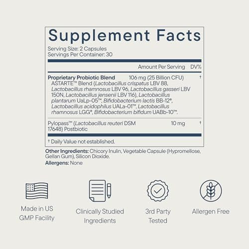 Zenwise Health Women's Tribiotic Complex Supplement for Digestive, Gut Flora & Vaginal Health - Daily Probiotics for Women with Digestive Supports Bloating & Gas Relief - 60 Count - görsel 7