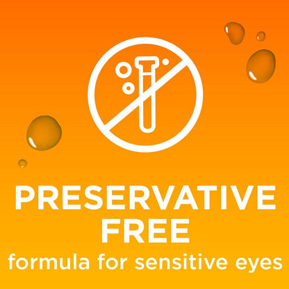 Blink Triple Care Preservative Free Lubricating Eye Drops - Clinically Proven 3-in-1 Relief for Dry Eyes with Hyaluronic Acid & Lipid Nano-Emulsion, Up to 10 Hours of Relief