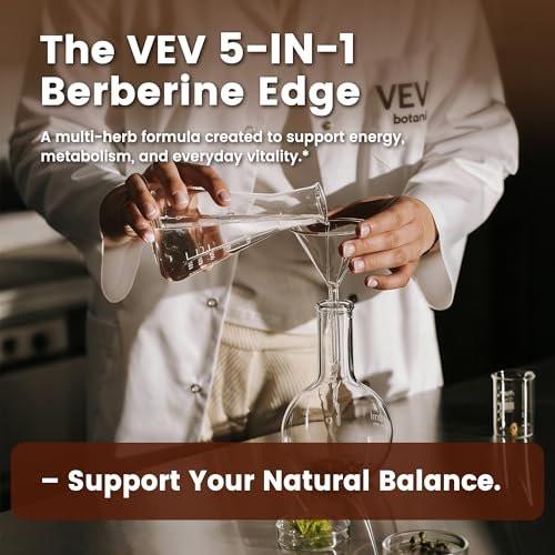 VEV Berberine Supplement with Ceylon Cinnamon for Daily Wellness Support, Vegan & Non-GMO – 2 Bottles (240 Capsules Total) - görsel 11