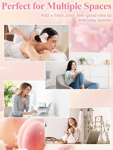 AromaLYA Peach Fragrance Oil - Sweet Peach Scent for Diffusers & Home Fragrance. Juicy, Warm, and Uplifting with a Soft, Comforting Feel - görsel 1