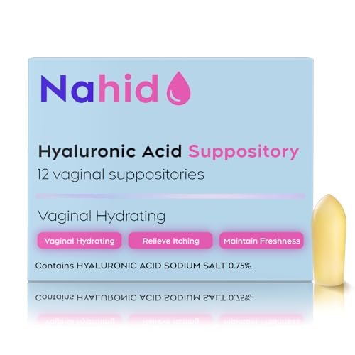 Nahid Vaginal Moisturizing Suppositories | – 15 mg Hyaluronic Acid: Each suppository contains a potent dose of – Image 1