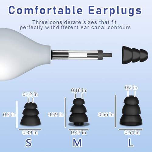 Ear Pressure Relief Suction Device, Tinnitus Relief for Ringing Ears, Portable & Effective Ear Pressure Reliever Device, Ideal for Flying, Reduces Tension with 3 Sizes of Earbuds - görsel 9