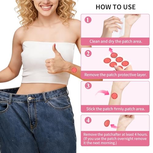 Zurfoup Berberine Patches with L Glutamine, Chromium, Pomegranate and Cinnamon, 8-Hour Long-Lasting Formula Support, Suitable for Men and Women's (60PCS) - görsel 8