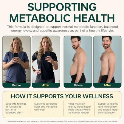 Bivinke GLP-1 Supplement Support - GLP-1 Support Complex & GLP Activate Natural Formula for Metabolic Balance, Supports a Healthy Lifestyle and Fitness Goals - 90 Capsules