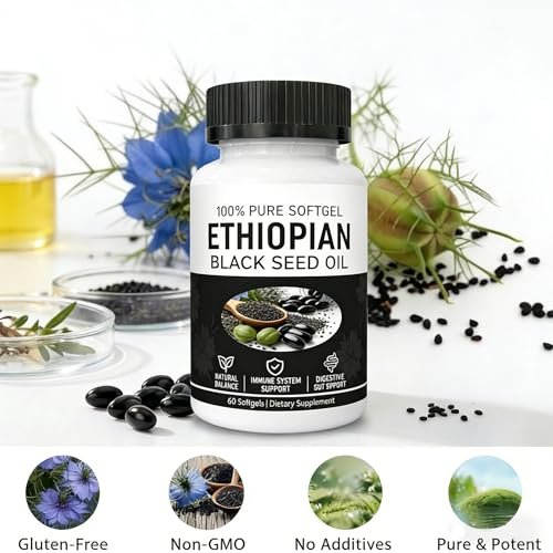 Yiishuiil Black Seed Oil, Ethiopian Black – Ethiopian Sourced: Sourced from Ethiopia, where the Nigella sativa – Image 16
