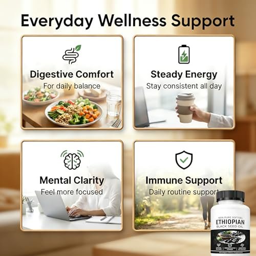 Yiishuiil Black Seed Oil, Ethiopian Black – Dietary Friendly: Non-GMO, gluten-free, and free from common – Image 18
