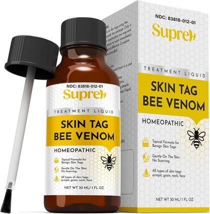 SupreH Fast-Acting Bee Venom Wart Skin Tag Remover for Men and Women 20 Ml
