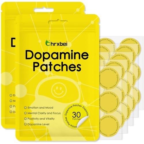 Chrxbei Dopamine Patches, Extra Strength Plant-Based Formula, Vegan Mood Balance Patch for Men and Women, 60 Count - görsel 2