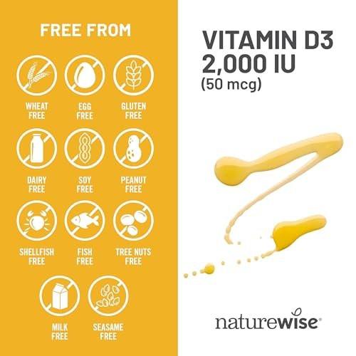 NatureWise Vitamin D3 2000iu (50 mcg) 1-Year – Immune Support: Vitamin D3 plays a crucial role in modulating the – Image 13